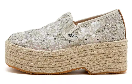 Эспадрильи женские с низким верхом Joy&Mario, золотой