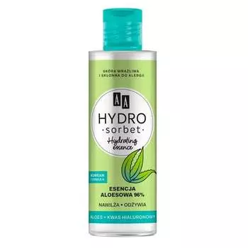 Эссенция алоэ 96%, 100 мл AA, Hydro Sorbet Korean Formula Hydrating Essence