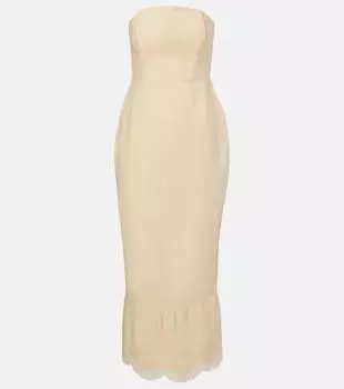 Эсси льняное макси-платье Posse, Dusty Citron