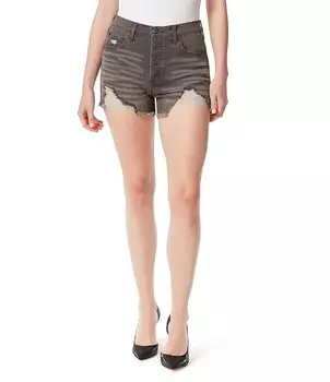 Jessica Simpson Разрушенные шорты с высокой посадкой Infinite, серый