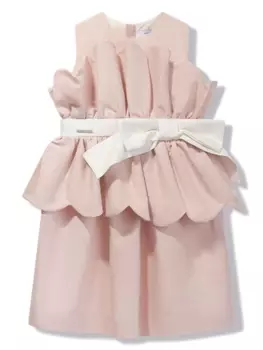 Jessie And James платье с оборками и бантом, розовый