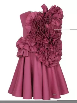 JESSIE AND JAMES платье с оборками, фиолетовый