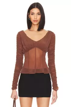 Эстель топ Lpa, коричневый