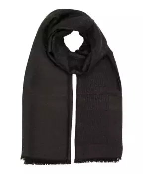 Эстола зимний шарф Moschino, черный