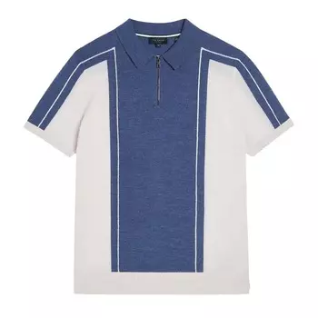 Jesty шерстяная рубашка-поло Ted Baker, синий