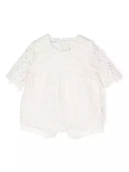 JESURUM BABY шорты с английской вышивкой, белый