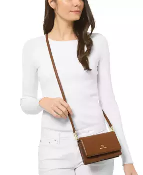 Jet Set Charm Small Phone Конвертируемая сумка через плечо Michael Kors, белый