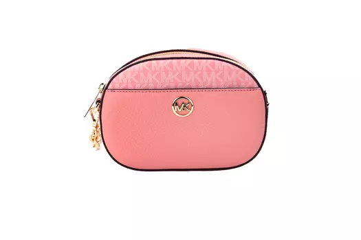 Jet Set Glam Tea Rose кожаная овальная сумка через плечо кошелек Michael Kors