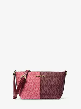 Jet set маленькая двухцветная сумка через плечо с логотипом Michael Kors, мультиколор