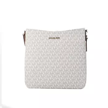 Jet Set Vanilla Pink Signature PVC Большая сумка Messenger Crossbody Michael Kors