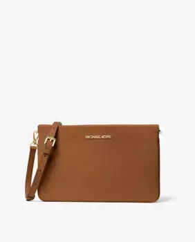 Jet Set женская кожаная сумка через плечо с регулируемой ручкой Michael Michael Kors, коричневый