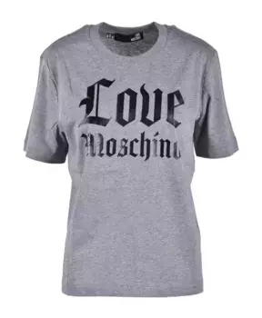 Это футболка для женщин Love Moschino, серый