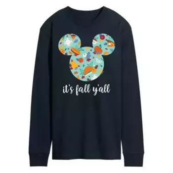 Это осень, все вы! Футболка с длинным рукавом Disney, синий