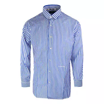 Это рубашка с длинными рукавами и полосатым рисунком Aquascutum, синий