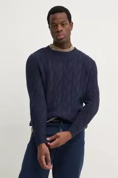 ЭВАНДЕР свитер из смесовой шерсти Guess, темно-синий