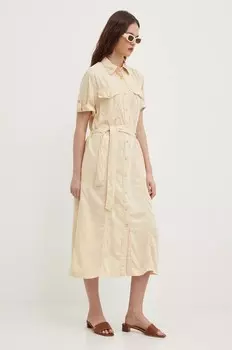 ЭВЕЛИНДА платье Pepe Jeans, бежевый