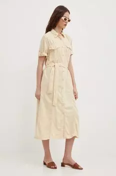 ЭВЕЛИНДА платье Pepe Jeans, бежевый