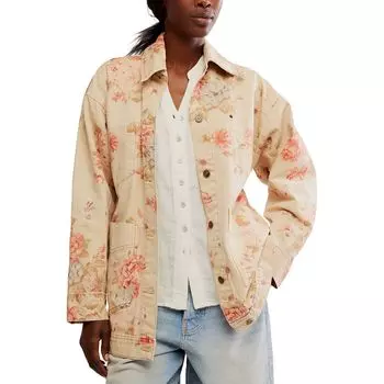 Эвери принт джинсовая куртка Free People, цвет exploded floral