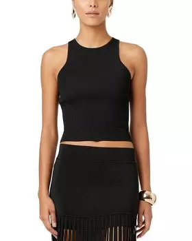 Эвери Топ-майка с рейсбэком TOCCIN, черный