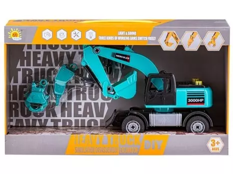 Экскаватор Spych для отвинчивания и поворота 72 элементов Zabawkowy Zawrt Gowy