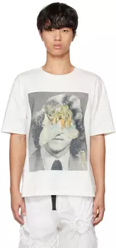 Эксклюзивная белая футболка SSENSE KUSIKOHC