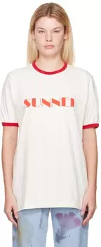 Эксклюзивная белая футболка SSENSE SUNNEI