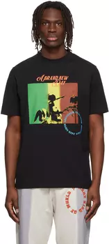 Эксклюзивная черная футболка SSENSE Ahluwalia &PaulSmith