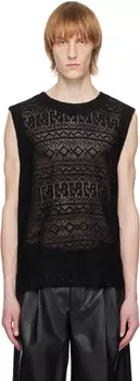 Эксклюзивная черная майка SSENSE System