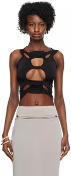 Эксклюзивная черная майка TYRELL SSENSE