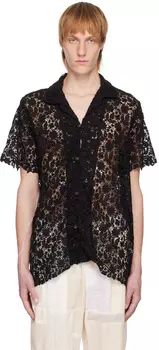 Эксклюзивная черная рубашка SSENSE HARAGO