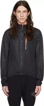 Эксклюзивная черная велосипедная куртка от дождя SSENSE Paul Smith