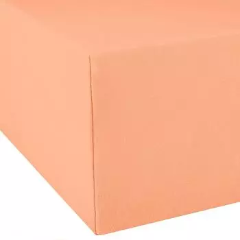 Эксклюзивная двойная упаковка 90х200-100х220 абрикос 97% хлопок 3% эластан 230г/м водяная кровать aqua-textil