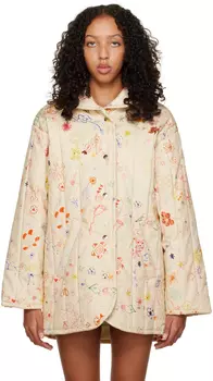 Эксклюзивная джинсовая куртка SSENSE Off-White Doodle Mania Collina Strada