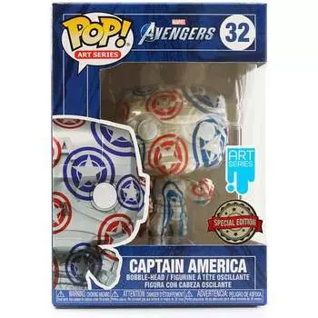 Эксклюзивная Фигурка Поп-Патриотического Возраста Капитана Америки Funko