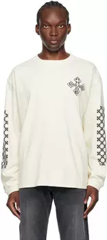 Эксклюзивная футболка Off-White Cross с длинными рукавами от ENE Rhude