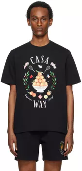 Эксклюзивная футболка SSENSE «Casa Way» Casablanca, черный
