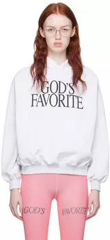 Эксклюзивная худи Grey Gods Favorite Praying SSENSE