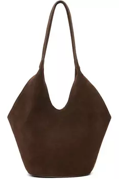 Эксклюзивная коричневая сумка-ведро Phantom от Ssense Aesther Ekme, цвет suede cocoa