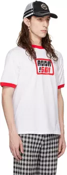 Эксклюзивная красная футболка SSENSE Anna Sui