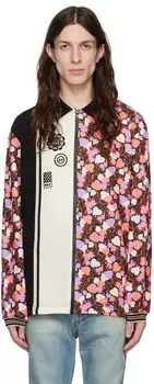 Эксклюзивная многоцветная толстовка SSENSE с цветущими сердечками Anna Sui