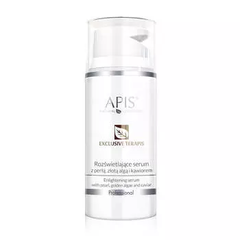 Эксклюзивная осветляющая сыворотка Terapis с жемчугом, золотыми водорослями и икрой 100мл
