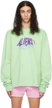 Эксклюзивная зеленая толстовка SSENSE Aliens Liberal Youth Ministry