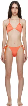 Эксклюзивное бикини SSENSE Orange Mica Top и Luna Bottom DOS SWIM