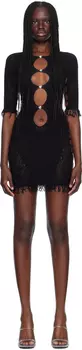 Эксклюзивное черное мини-платье Miranda от SSENSE Poster Girl