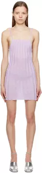 Эксклюзивное фиолетовое мини-платье SSENSE Katrine a. roege hove