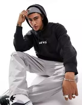 Эксклюзивное худи черного цвета с маленьким логотипом Levi's x Asos