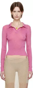 Эксклюзивное металлическое поло с длинным рукавом от SSENSE Isa Boulder