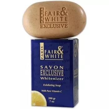 Эксклюзивное отбеливающее отшелушивающее мыло с витамином С Fair & White