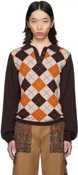 Эксклюзивное поло SSENSE Anna Sui