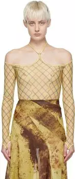 Эксклюзивное желтое боди SSENSE KNWLS